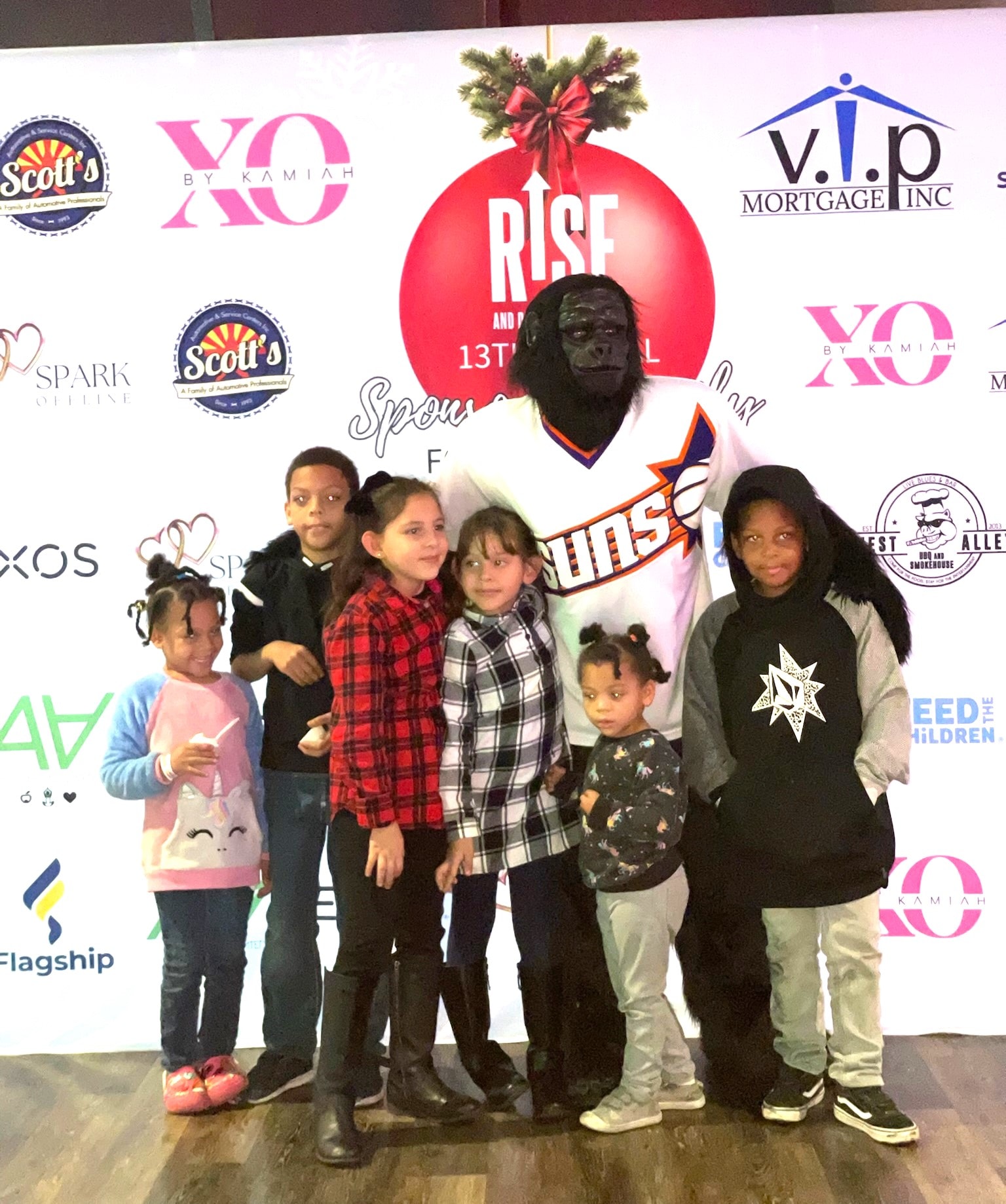 RISE Holiday Giving event