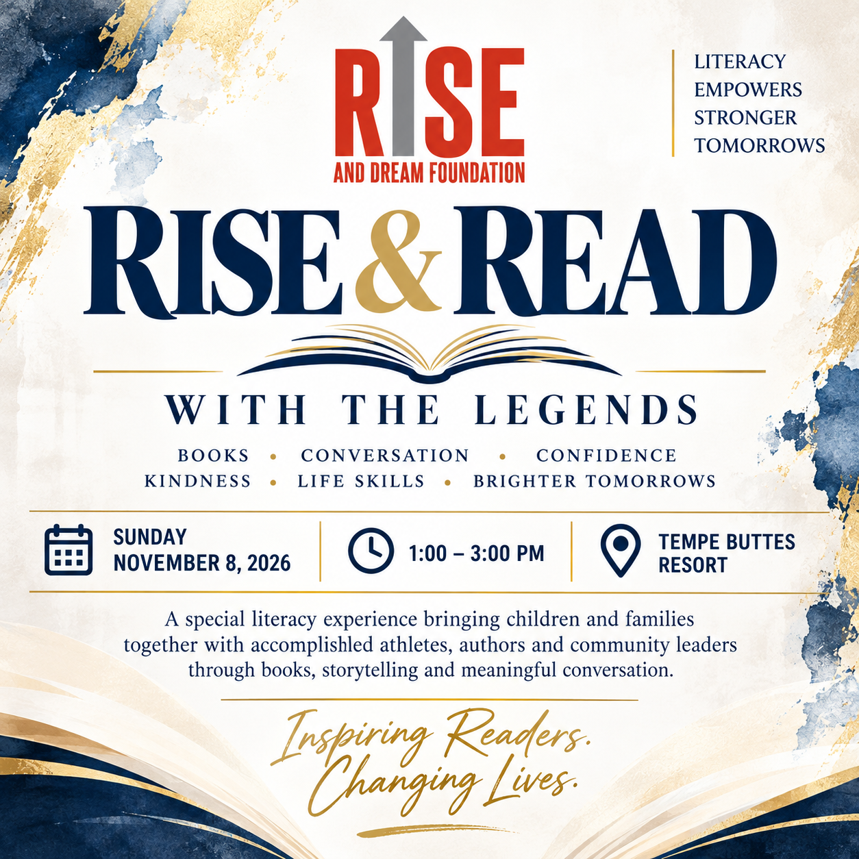 RISE & Read with the Legends celebrity storytime